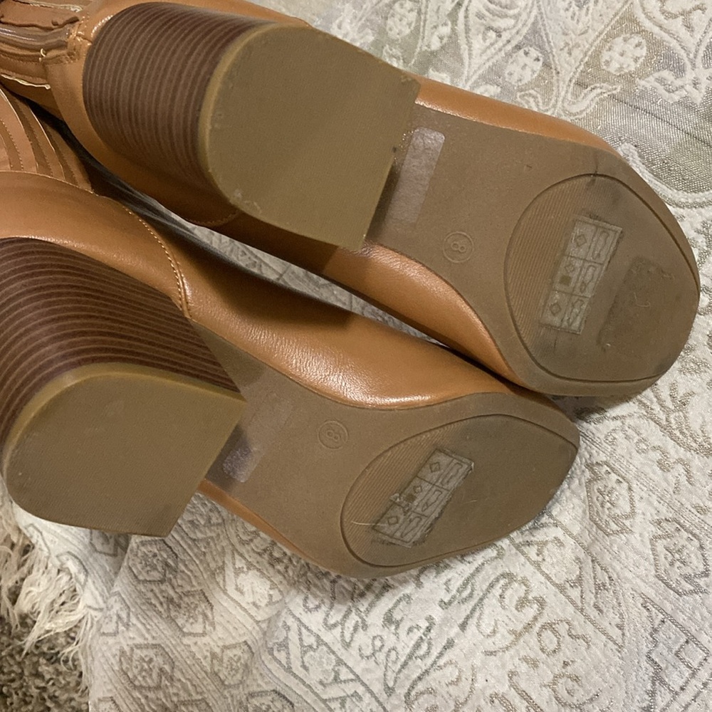 Tan Booties - Picture 9 of 10